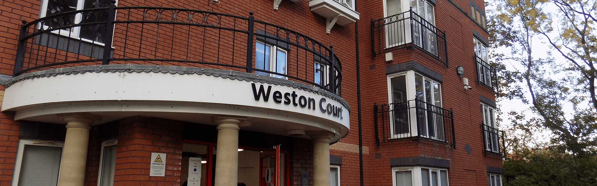 Weston Court banner